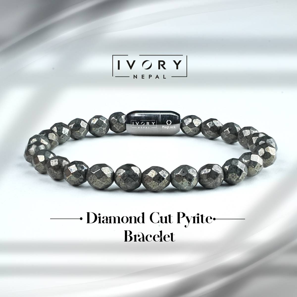 Diamond Cut Pyrite Bracelet