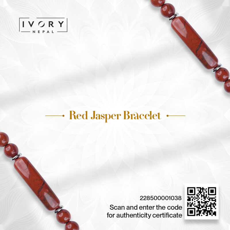 Red Jasper Thread Bracelet - Image 3