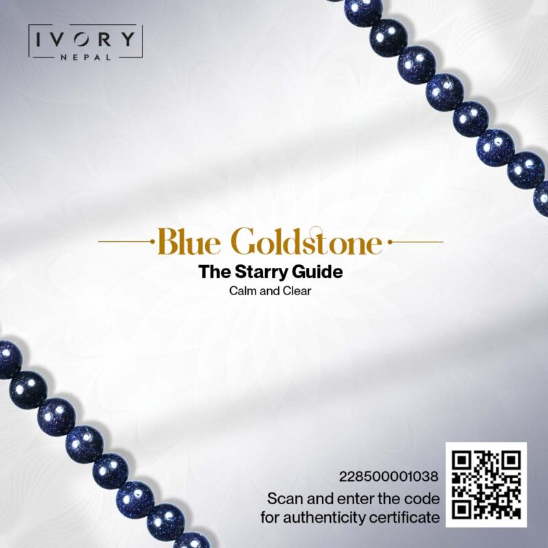 Blue Goldstone Bracelet - Image 3