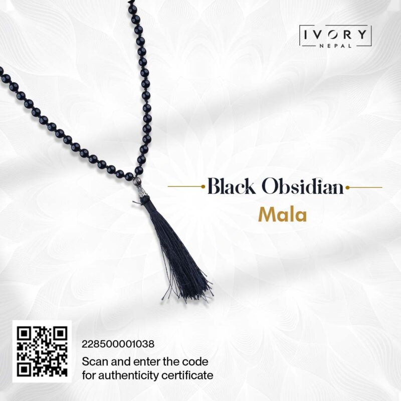 Black Obsidian Mala - Image 3