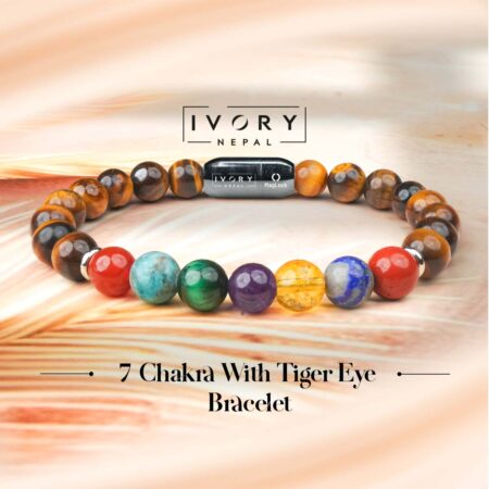 7 Chakra Tiger Eye Bracelet