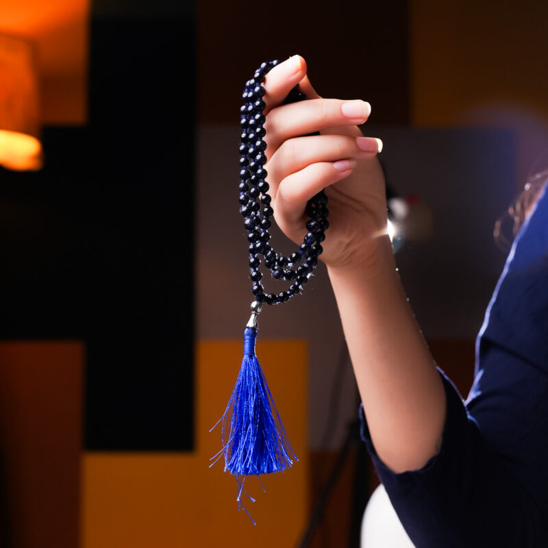 Blue Goldstone Mala - Image 2