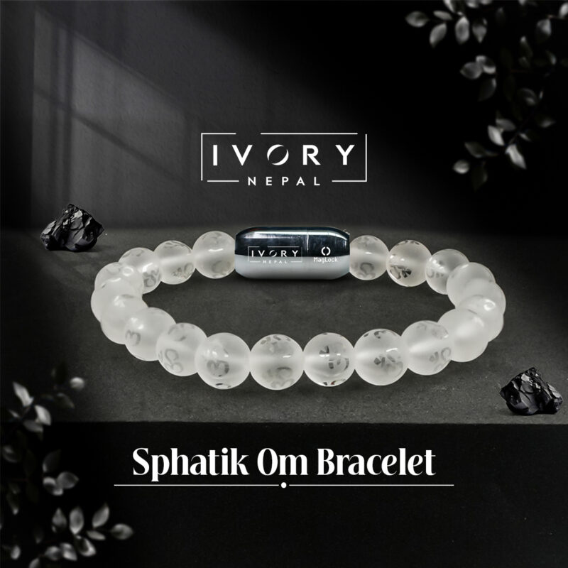 Sphatik OM Bracelet