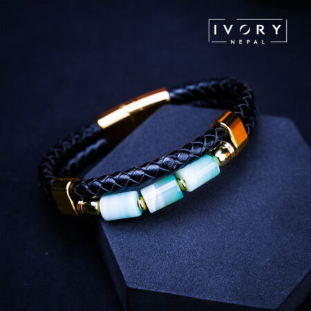 Blue Silk Agate Tattva Band