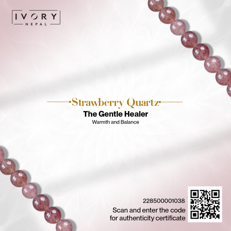 Strawberry Quartz Bracelet - Image 3