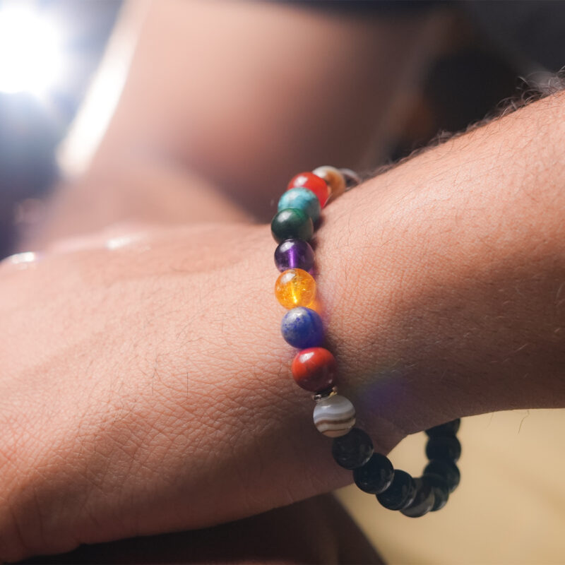 7 Chakra Sulemani Hakik Bracelet - Image 2