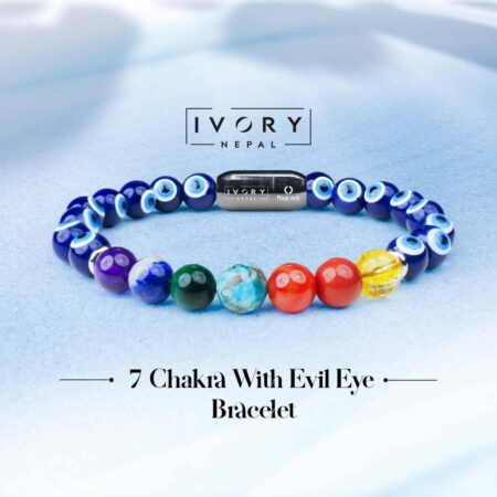 7 Chakra Evil Eye Bracelet