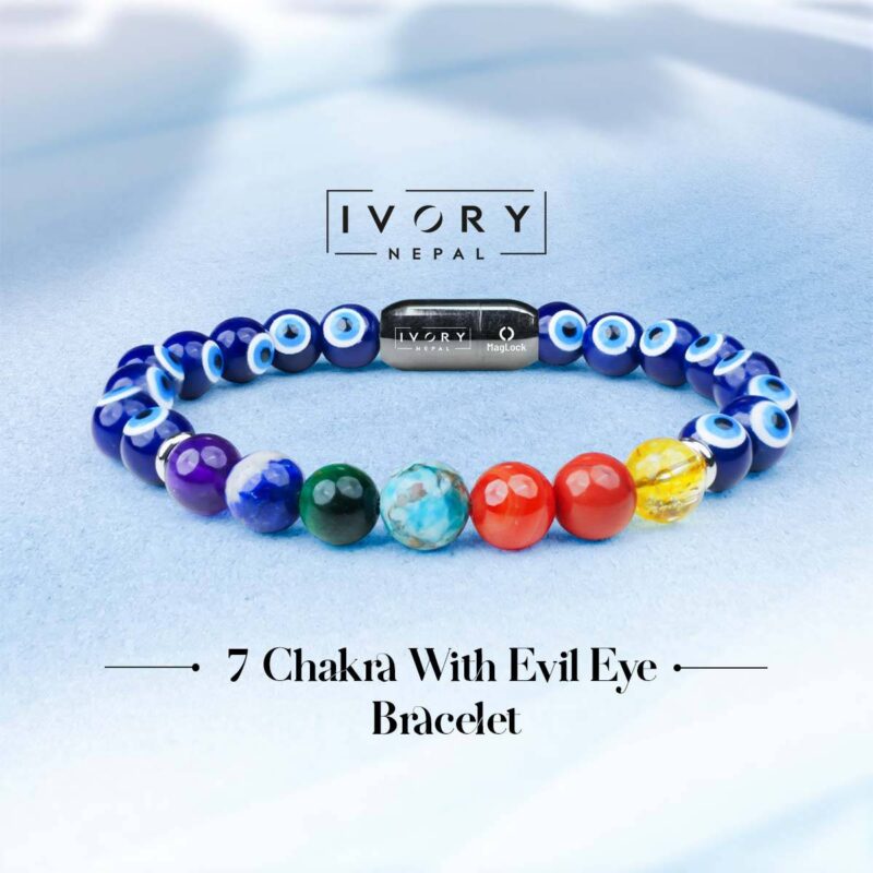 7 Chakra Evil Eye Bracelet