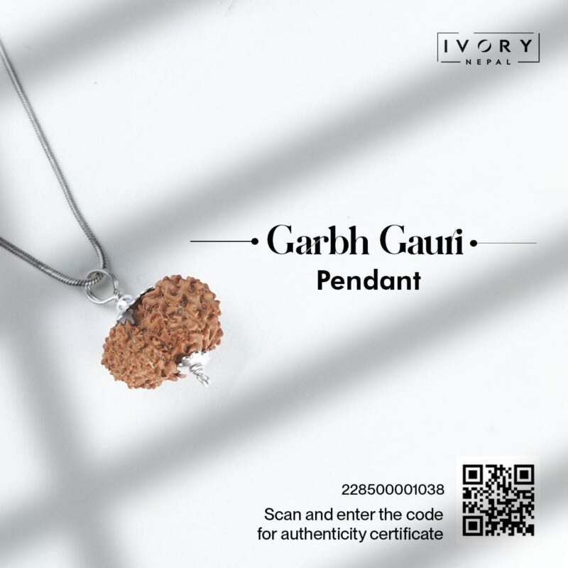 Garbh Gauri Rudraksha Pendant - Image 3