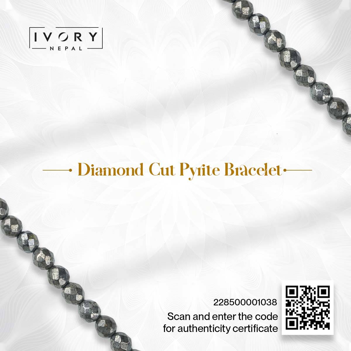 Diamond Cut Pyrite Bracelet - Image 3