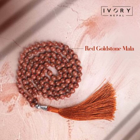 Red Goldstone Mala