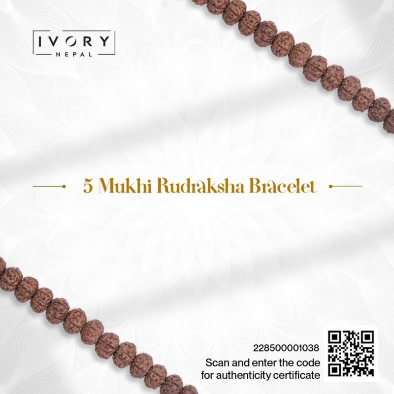 Panchmukhi Rudraksha Bracelet - Image 3