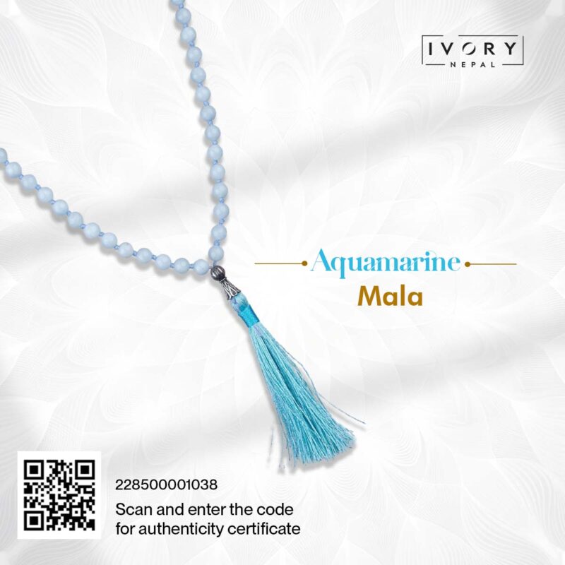Aquamarine Mala - Image 3