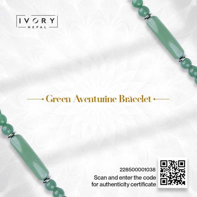 Green Aventurine Thread Bracelet - Image 3