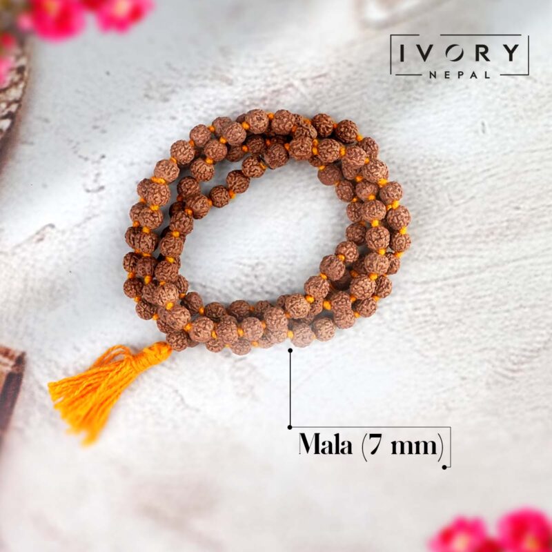7mm Rudraksha Mala