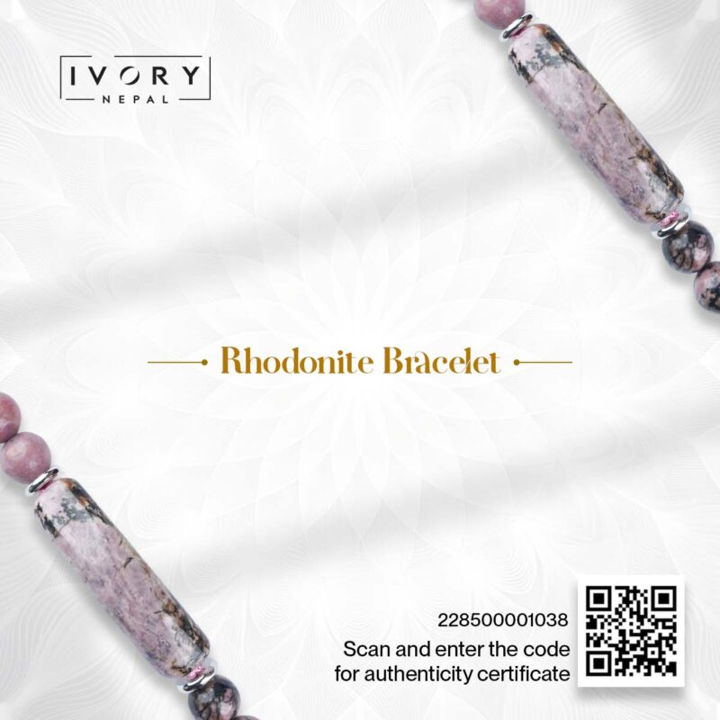 Rhodonite Thread Bracelet - Image 3