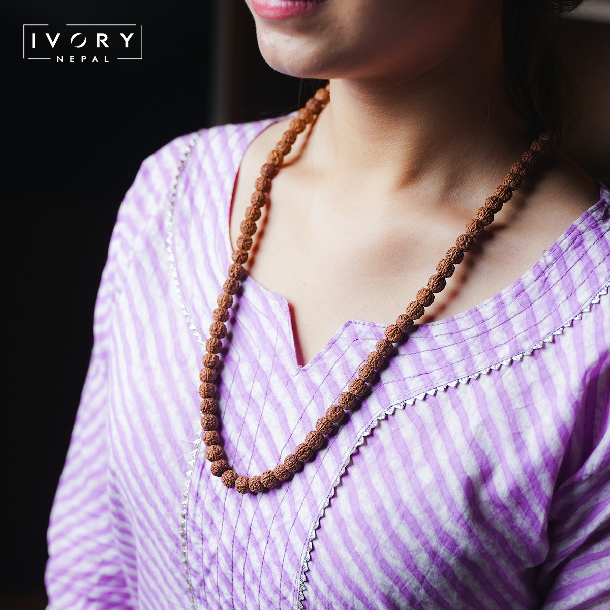 9mm Rudraksha Mala - Image 2