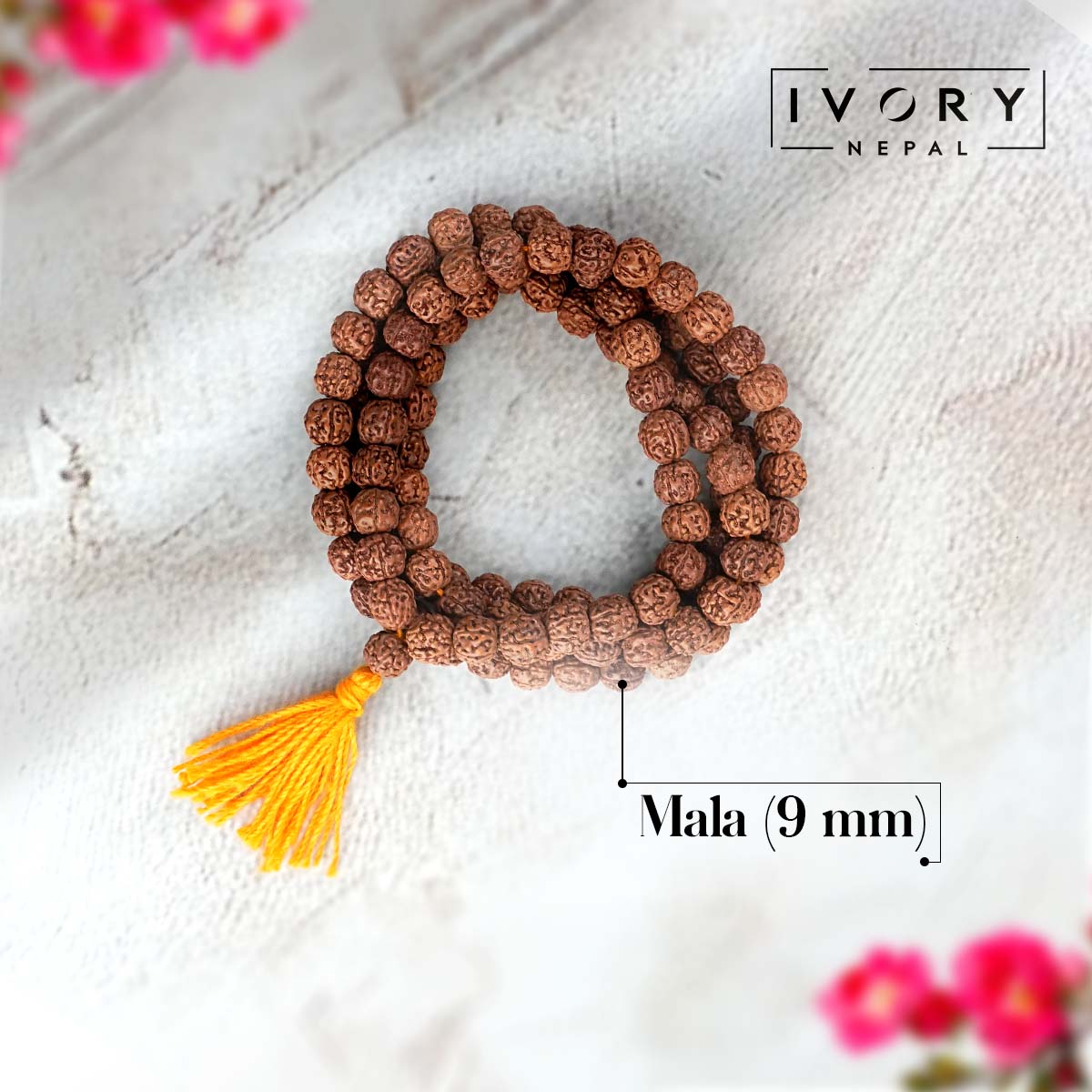 9mm Rudraksha Mala
