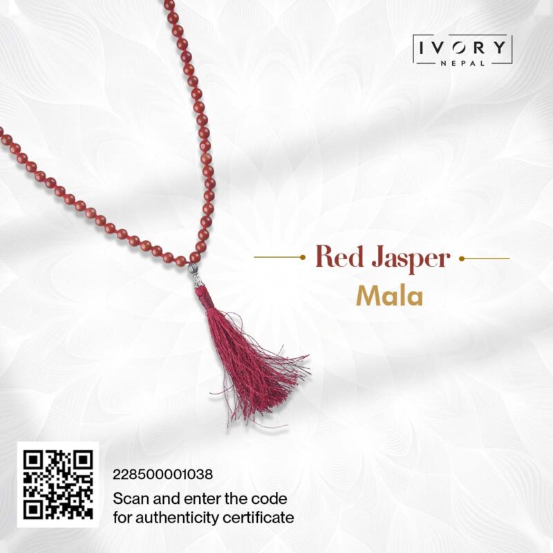 Red Jasper Mala - Image 3