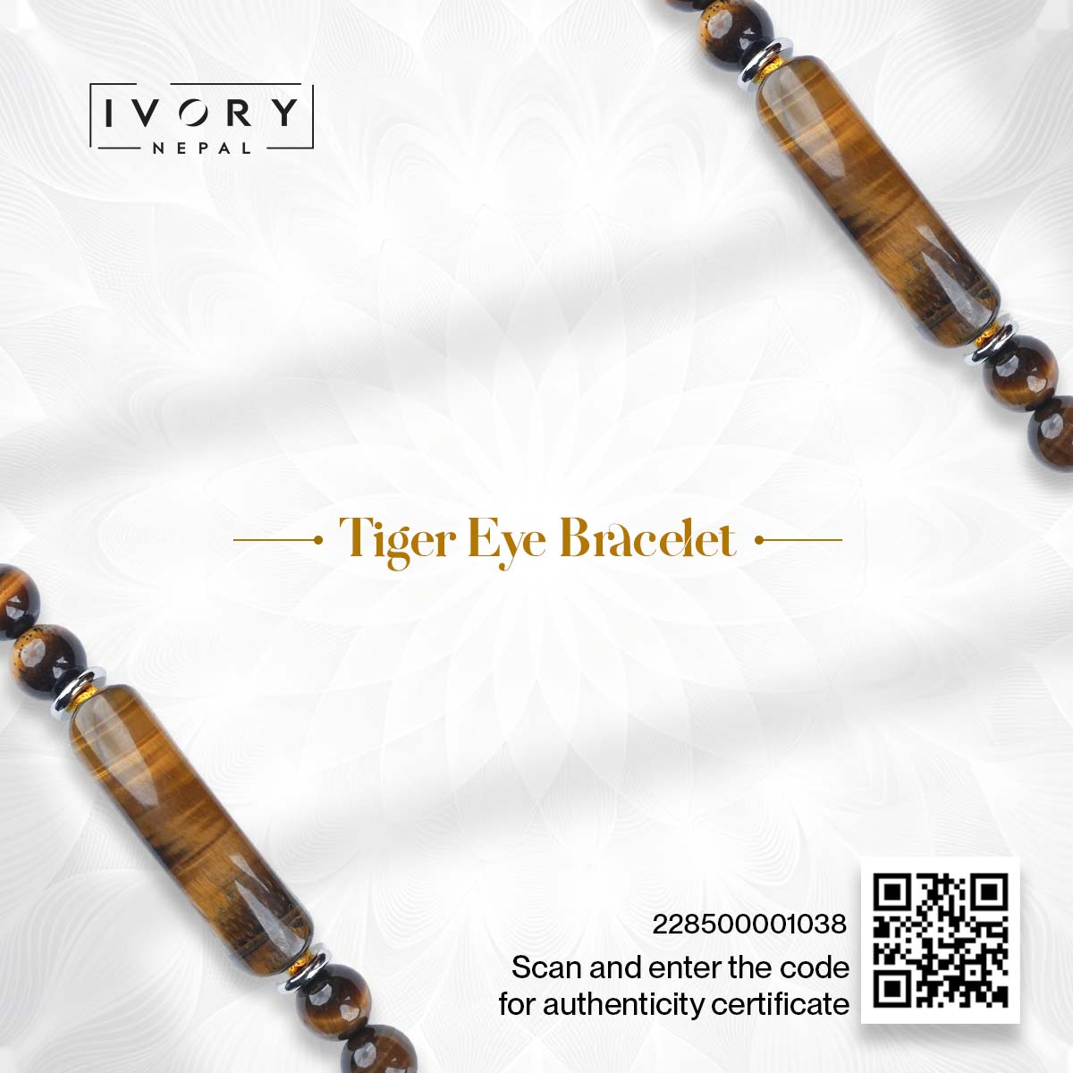 Tiger Eye Thread Bracelet - Image 3