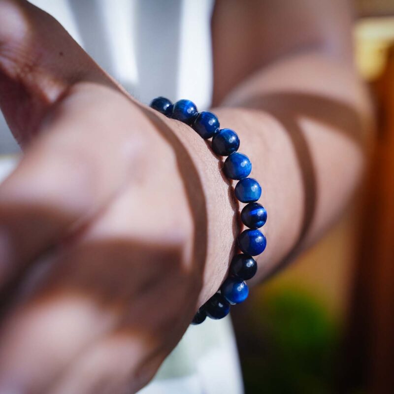 Blue Tiger Eye Bracelet - Image 2