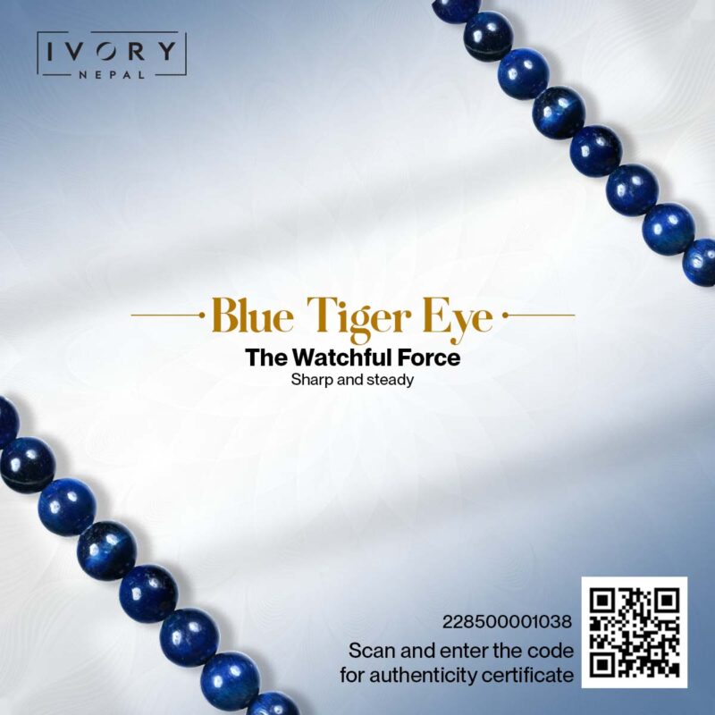 Blue Tiger Eye Bracelet - Image 3