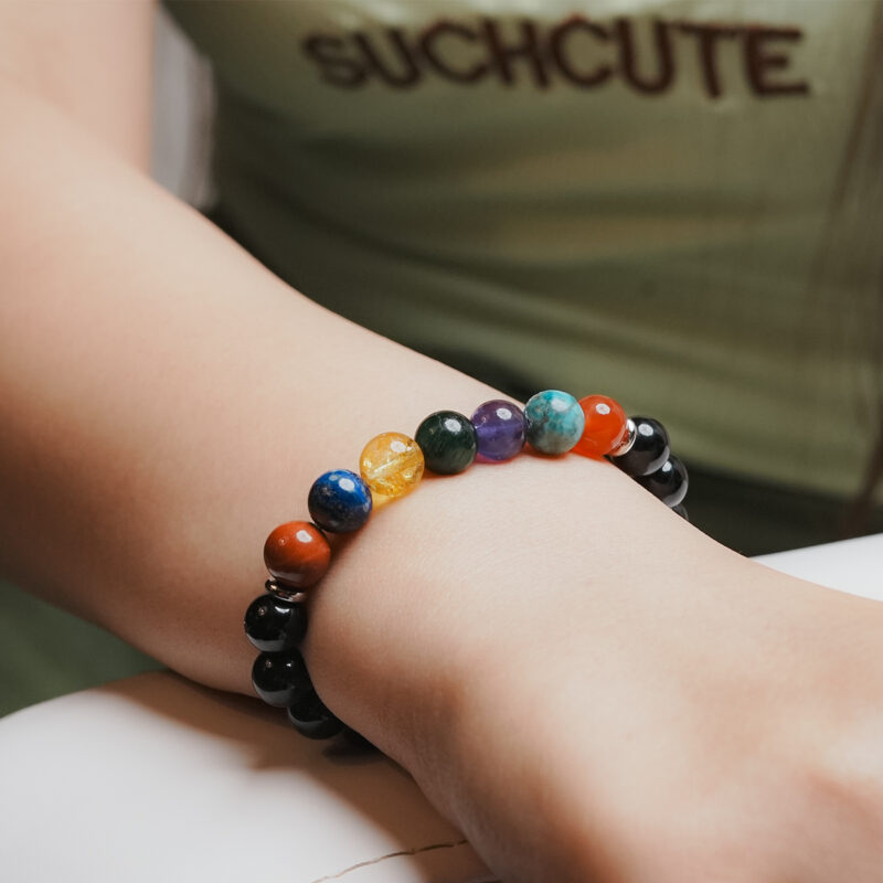 7 Chakra Tourmaline Bracelet - Image 2