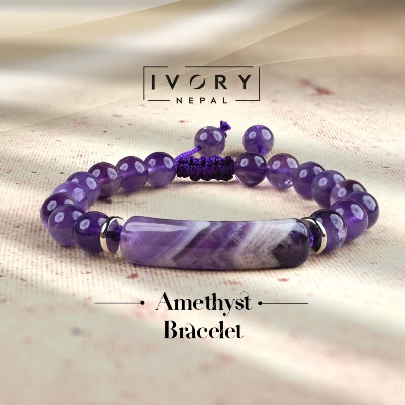 Amethyst Thread Bracelet