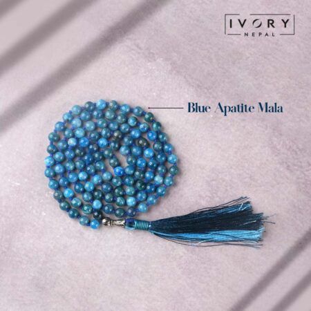 Blue Apatite Mala
