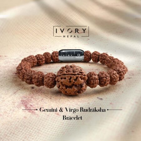 Gemini and Virgo Zodiac Sign Rudraksha Bracelet
