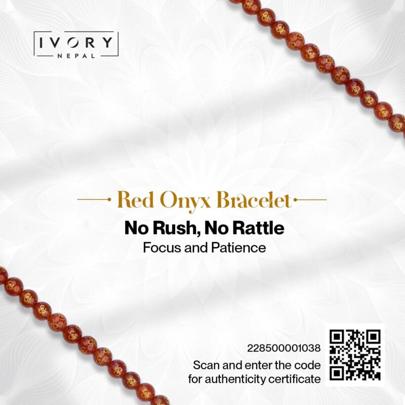 Red Onyx Bracelet - Image 3
