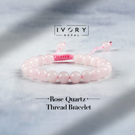 Rose Quartz Thread Bracelet