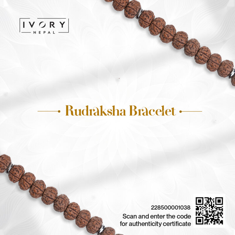 Full Rudraksha Bracelet - Image 3