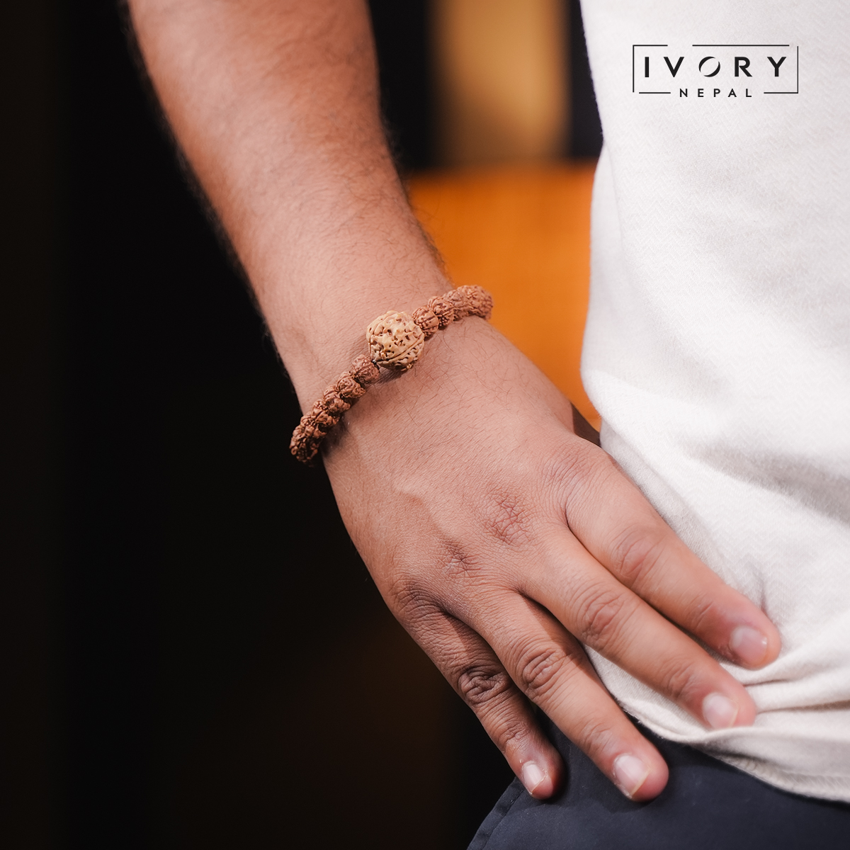 Libra and Taurus Zodiac Sign Rudraksha Bracelet - Image 2